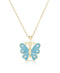 Lily Nily Butterfly Pendant Turquoise