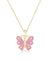 Lily Nily Butterfly Pendant Pink