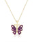 Lily Nily Butterfly Pendant Purple