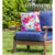 Bright Flowers & Hummingbirds Interchangeable Pillow Cover