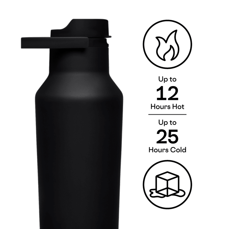 Sport Canteen Black 20oz by Corkcicle