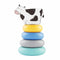 Mud Pie Cow Wood Stacking Toy