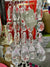 6 1/2" Crystal Drop Ornaments Christmas