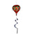 Geranium Welcome Burlap Balloon Spinner
