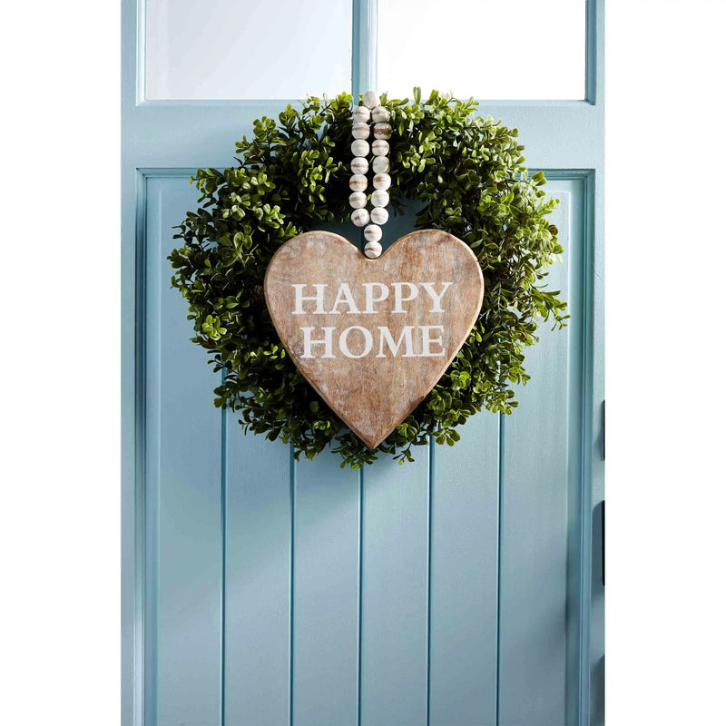 Heart Beaded Home Door Hanger by Mudpie