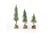 Green Trees with Snow & Pinecones by Trade Cie
