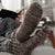 Men's Slipper Socks Espresso with Grippers by Demdaco
