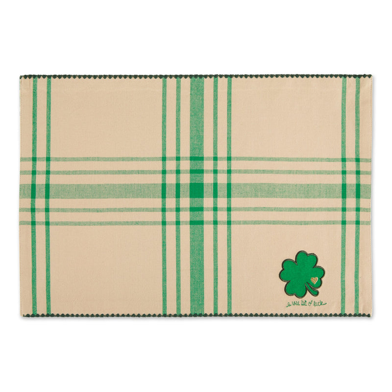 A Wee Bit O Luck Emb Placemat by DII Design Imports