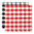 Be Mine Checkers Cloth Napkins by DII Design Imports