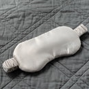 Satin Eye Mask Gray Invest In Rest by Demdaco