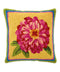 Hooked Pillow Indoor/Outdoor 18"x18" Pink Zinnia by Evergreen
